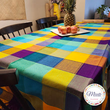 Load image into Gallery viewer, Large Square Gingham Tablecloths