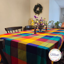 Load image into Gallery viewer, Large Square Gingham Tablecloths