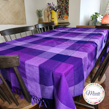Load image into Gallery viewer, Large Square Gingham Tablecloths