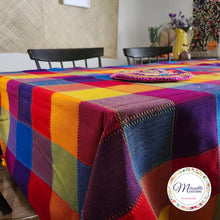 Load image into Gallery viewer, Large Square Gingham Tablecloths