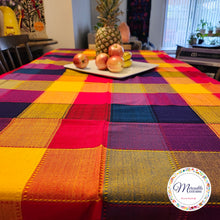 Load image into Gallery viewer, Large Square Gingham Tablecloths