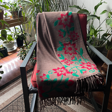 Load image into Gallery viewer, Floral Rebozo