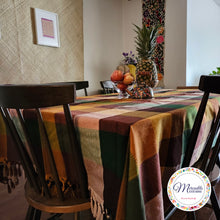 Load image into Gallery viewer, Large Square Gingham Tablecloths