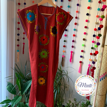 Load image into Gallery viewer, Flower Cluster Dress (Colour, Sleeveless)