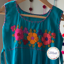 Load image into Gallery viewer, Daisy Flower Dress (Sleeveless, for Girls[ 2-12 years)