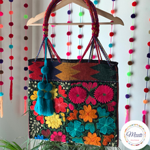 Load image into Gallery viewer, Mexican Floral Embroidery Bags