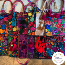 Load image into Gallery viewer, Mexican Floral Embroidery Bags