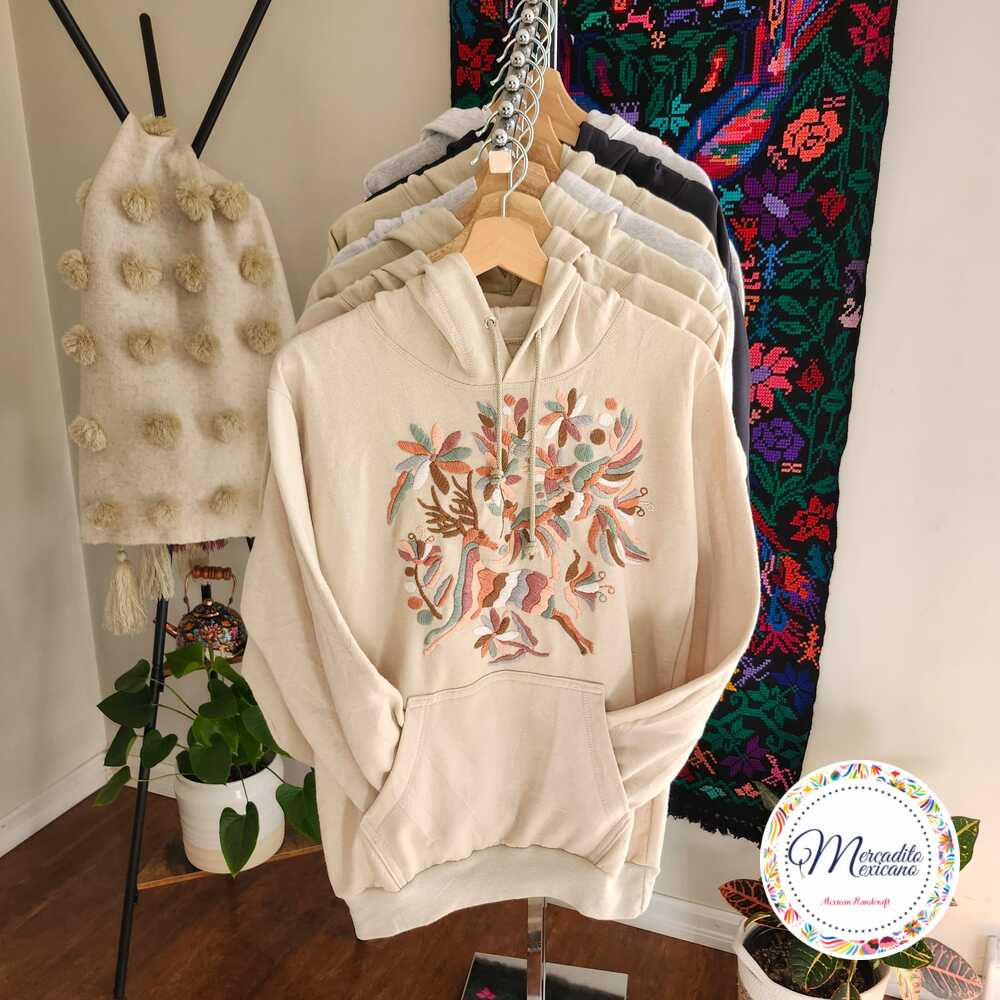 Otomi Embroidery Hoodies