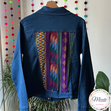 Load image into Gallery viewer, Loom Embroidery Jean Jacket
