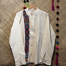Load image into Gallery viewer, Cross Stitch Guayabera
