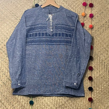 Cargar imagen en el visor de la galería, Long Sleeve Tone-on-Tone Casual Shirt
