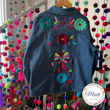 Load image into Gallery viewer, Otomi Emroidery Jean Jacket
