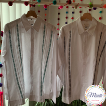 Load image into Gallery viewer, Four Stripes Guayabera
