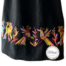 Load image into Gallery viewer, Black Otomí Dress ( Sleeveless, for Girls [2-10years])
