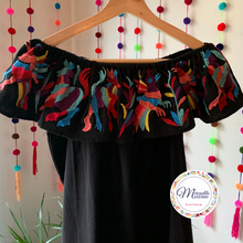 Load image into Gallery viewer, Black Otomí Dress
