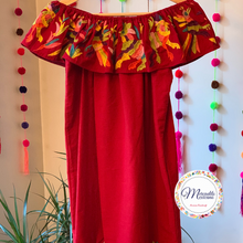 Load image into Gallery viewer, Red Otomí Dress
