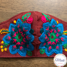 Load image into Gallery viewer, Hand Embroidered Face Mask
