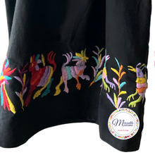 Cargar imagen en el visor de la galería, Black Otomí Dress ( Sleeveless, for Girls [2-10years])
