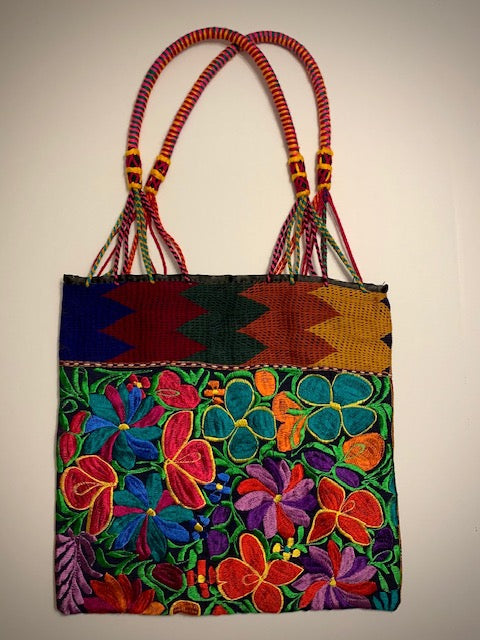 Mexican Floral Embroidery Bags